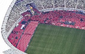 1st run at Tokyo's new National Stadium