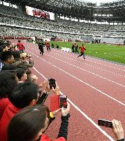 1st run at Tokyo's new National Stadium