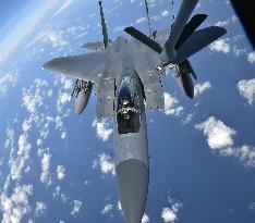U.S. Air Force refueling drill