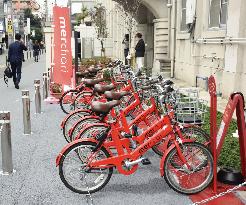 Bicycle sharing in southwestern Japan