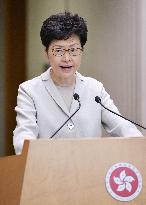 Hong Kong leader Carrie Lam