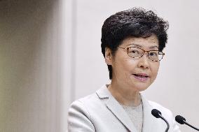 Hong Kong leader Carrie Lam