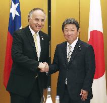 Japan, Chile foreign ministers