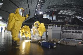 Anti-terrorism drill in northern Japan