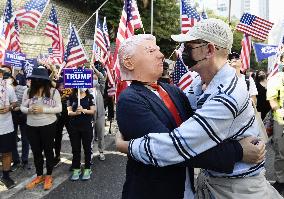 Rally after Trump signs Hong Kong rights act