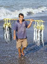 Scene from E. Timor beach