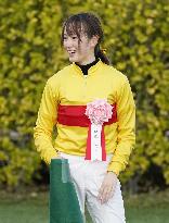 Horse racing: 1st graded race win by Japanese female jockey