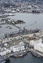 New U.S. amphibious assault ship deployed in Sasebo
