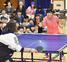 Ex-table tennis player Fukuhara in Beijing