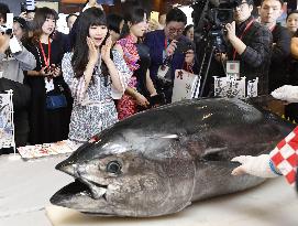 Ex-table tennis player Fukuhara in Beijing