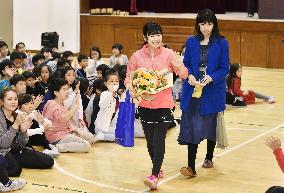 Ex-table tennis player Fukuhara in Beijing