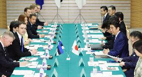 Japan, Estonia eye firmer cooperation in cybersecurity
