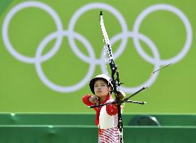 Japan's Kawanaka suffers defeat in women's individual archery