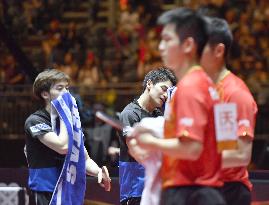 Table tennis: Oshima, Morizono lose in doubles final at worlds