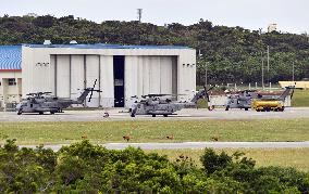 CH-53E transport helicopters