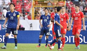 Football: Japan-Switzerland friendly