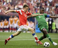 Football: Russia vs Saudi Arabia at World Cup