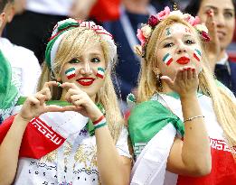 Football: Iran vs Spain at World Cup