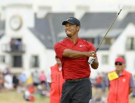 Golf: Tiger Woods at British Open