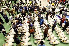 Opening of Toyosu fish market