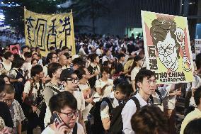 H.K. march against extradition bill