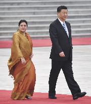 China, Nepal presidents