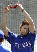 Darvish in spring training
