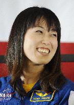 Japanese astronaut Yamazaki at welcome ceremony