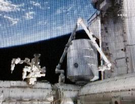 Japanese astronaut installs module on space station