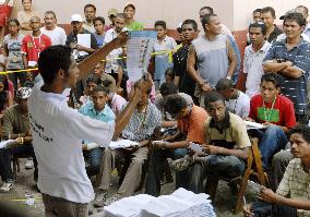 E. Timorese vote to elect new president