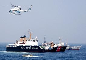 Japan inspects 'suspicious ship' in Asian maritime security dril