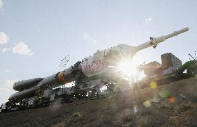 Soyuz at launch pad