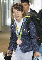 Olympics: Miyake returns home from Rio with wrestling bronze