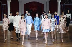 Spring-summer designs showcased at China Fashion Week