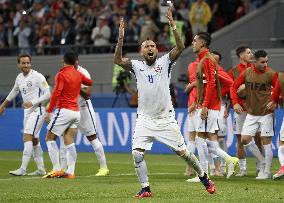 Soccer: Chile beat Portugal on pens to reach Cup final