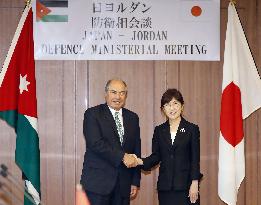 Jordanian Prime Minister Mulki meets Japanese Defense Minister Inada