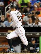 Baseball: Marlins Ichiro hits safely