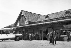 Japan's railway station in 1960s