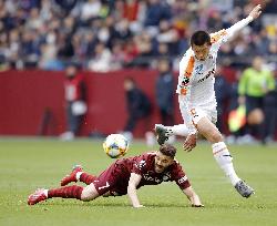 Football: Vissel Kobe-Shimizu S-Pulse in J-League