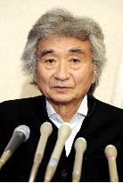 Conductor Ozawa cancels December trip to Europe