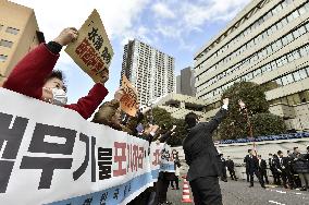 N. Korean nuclear test draws protest in Japan, Korean schools wary