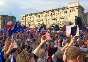 Anti-government protest in Poland