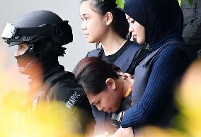 Court hearing for 2 women charged with Kim Jong Nam murde
