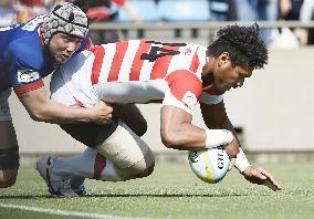Rugby: Joseph pleased with Japan effort in big win over S. Korea