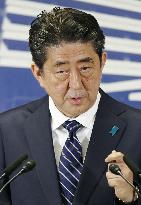 Abe to assemble Cabinet with haste