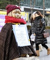 "Comfort woman" statue