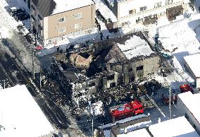 Fire at Sapporo apartment building