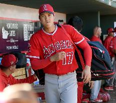 Baseball: Ohtani at Angels spring training