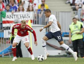 Football: France's Mbappe at World Cup