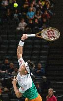 Tennis: Nishikori at Paris Masters